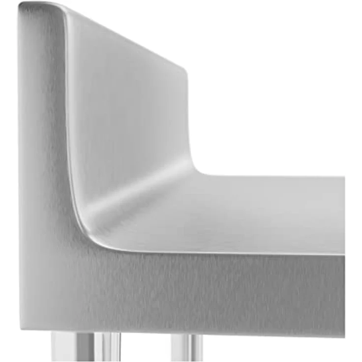 Royal Catering - Edelstahltisch Arbeitstisch Zerlegetisch Gastro Aufkantung 90 x 60cm – Bild 8