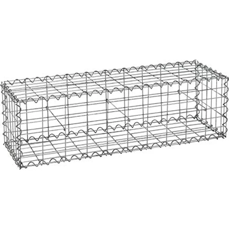 Gabione Steingabione Steinkorb 100x30x30 cm Wand Drahtkorb Metallkorb Mauer – Bild 1