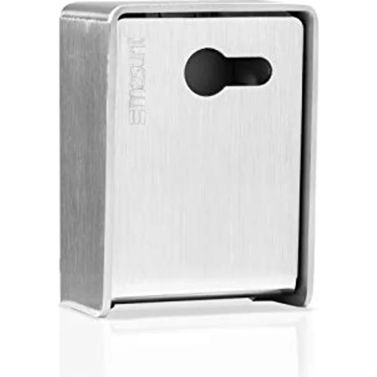 masunt 241 Standard vorgerichtet PHZ (V4A) - Schlüsselbox aus Rostfreiem Edelstahl, KD241, Silber, für Profilhalbzylinder 30/10 mm geeignet