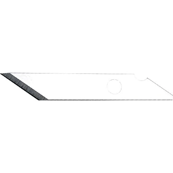 NT Cutter BDL-41P, 35 Grad große Klingen für Kunstmesser, 10 Stück, aus hochwertigem Karbonstahl
