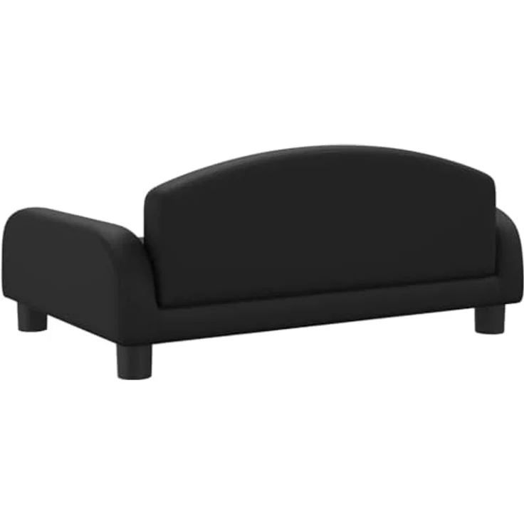 vidaXL Hundekorb Körbchen Hundebett Schwarz 70x45x30 cm Kunstleder, Wasserdicht und pflegeleicht, für kleine Hunde und Haustiere bis 50 kg – Bild 5