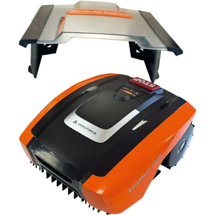 YARD FORCE Easymow 260B Plus, Rasenmähroboter mit Bluetooth-App-Steuerung, 20 V Akku und Mähroboter-Garage – Bild 1