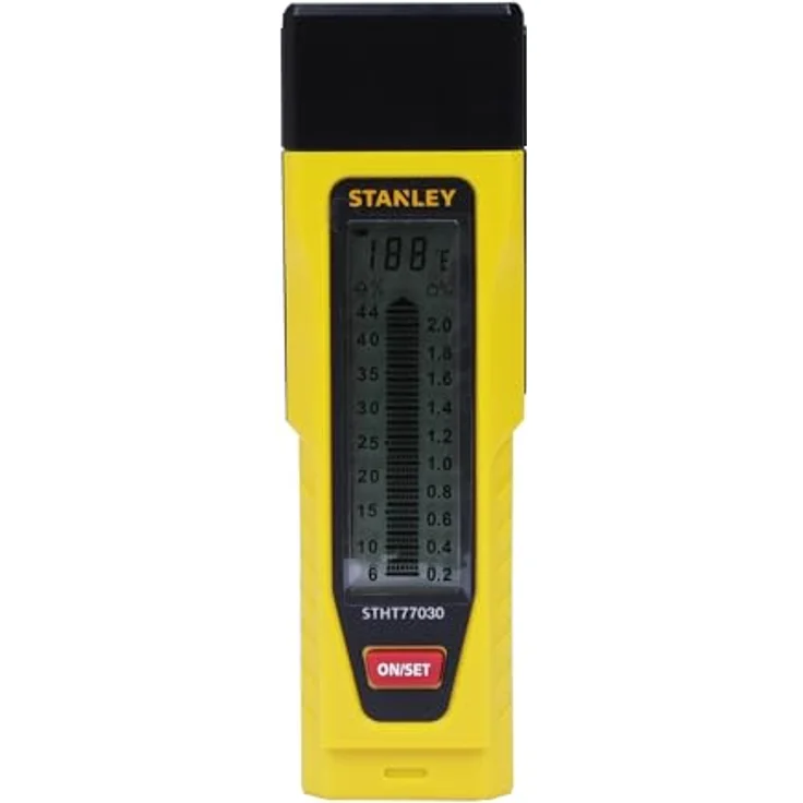 Stanley Feuchtigkeitsmesser (display mit Balkengrafik und zwei Messskalen, schlagfestes Gehäuse) 0-77-030 – Bild 22