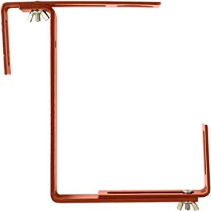 Xclou Blumenkastenhalterung ohne Bohren, Balkonkastenhalter, Haken und Halter, terrakotta, 19 x 5 x 17 cm – Bild 6
