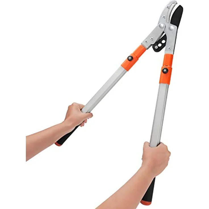 Kurtzy Hochleistungs Baumschere Teleskop Amboss Astschere 67-100 cm - Ausziehbare Garten Baumschere & Teleskop Astschere - Professionelle Rasierklingen Heckenschere für Dicke Äste – Bild 3