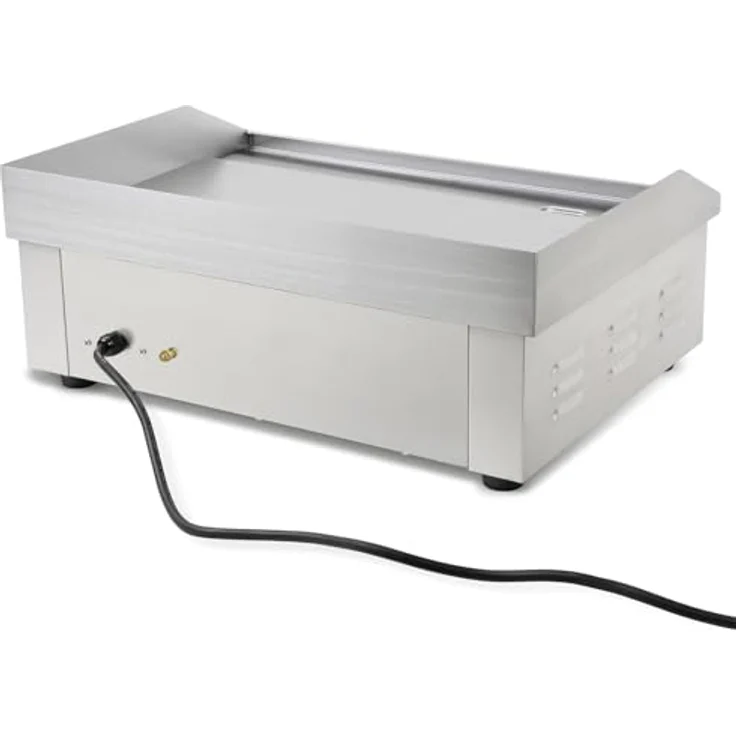 VERTES FA6-G8-01 Elektro Grillplatte 3000 W, Edelstahl, 55 x 35 cm, Temperaturbereich 50 bis 300 °C – Bild 5