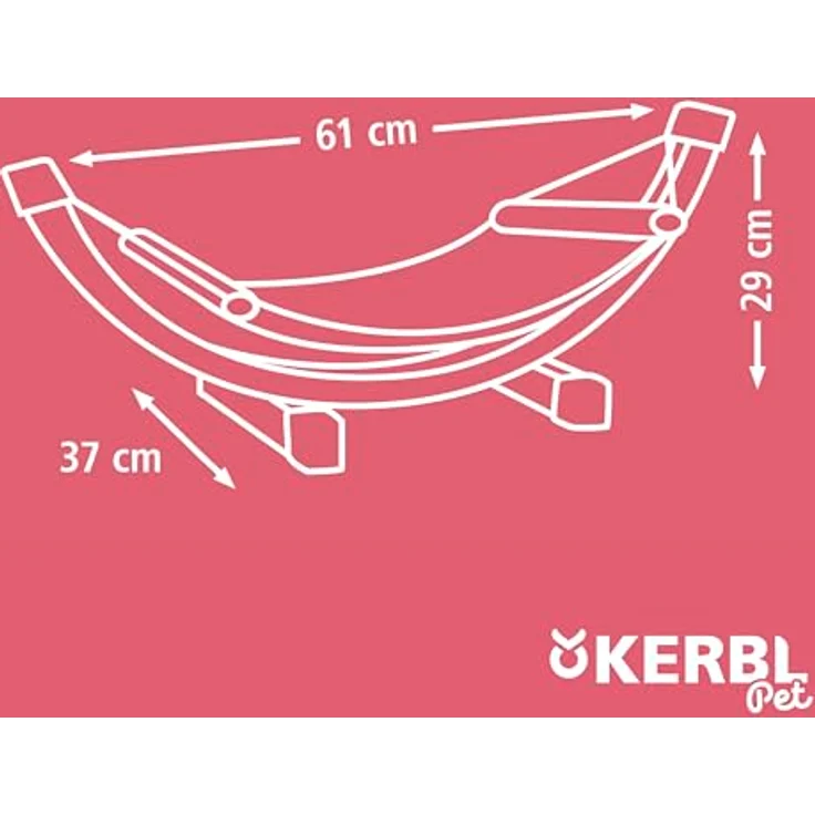 Kerbl Hängematte für Katzen Siesta Weiß 82591 – Bild 5