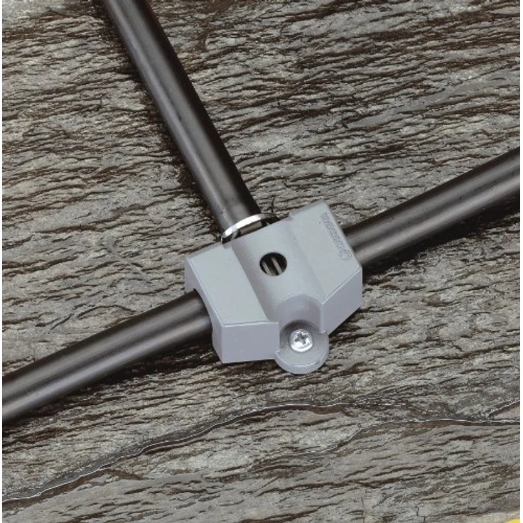 GARDENA Micro-Drip-System Rohrklemme 4.6 mm (3-16 Zoll): Rohrhalterung zur Rohrbefestigung auf festem Untergrund und Sprühdüsenfixierung (8379-20) Bewässerungszubehör – Bild 3