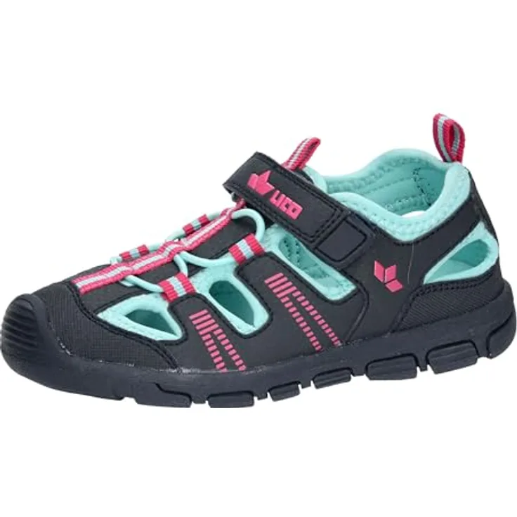 Lico Ardales VS, Mädchen-Sandalen in Blau, Sicherheitssandalen mit Klettverschluss und TPR-Laufsohle, Größe 30