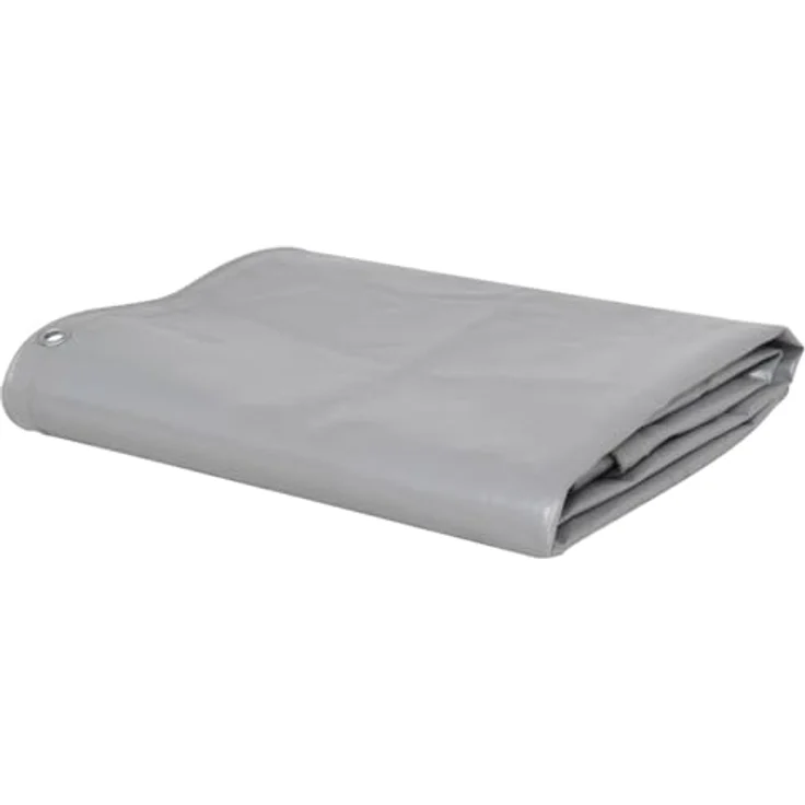 vidaXL Abdeckplane 650 g-m² 4x5 m Grau – Bild 2