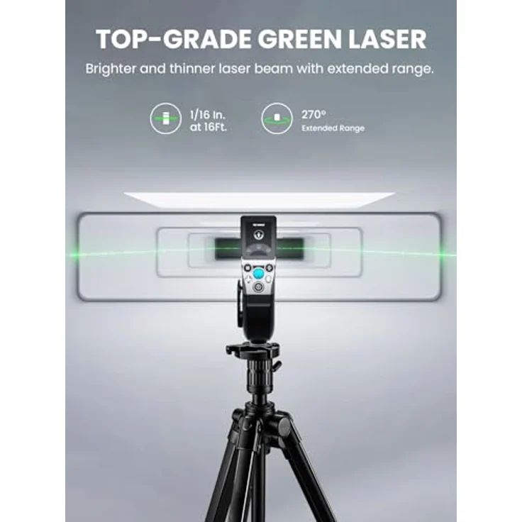 MiLESEEY XTape 1 Laser Entfernungsmesser, 100m digitales Maßband mit OLED Display, P2P und App für präzise Pythagoras- und Flächenmessung – Bild 3