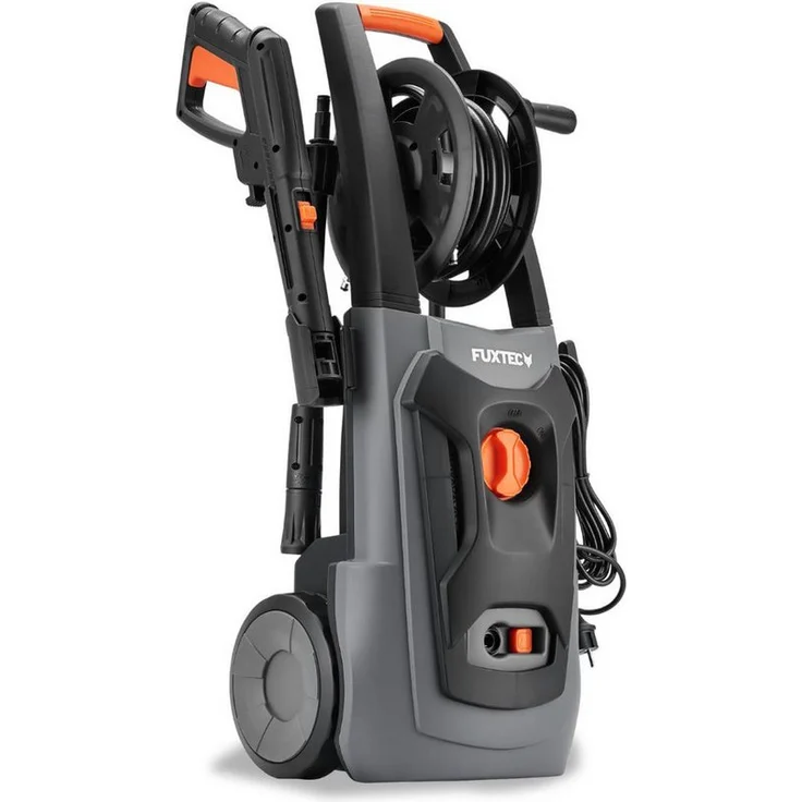 FUXTEC Hochdruckreiniger FX-HDR1800, kraftvoller 1800 Watt Motor, 130 bar Druck, benutzerfreundliche Features – Bild 1