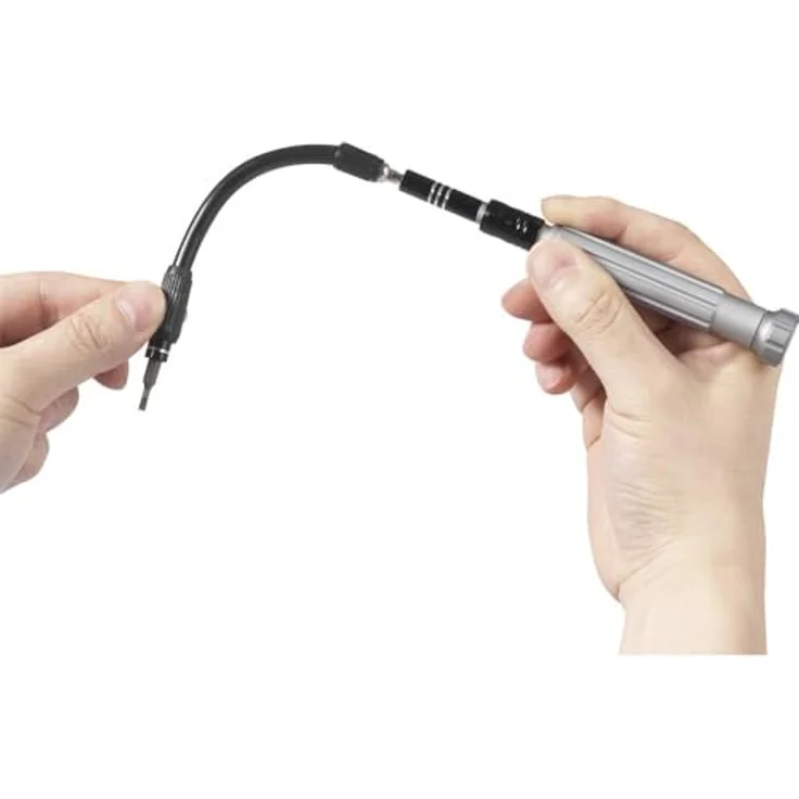TOOLCRAFT TO-9407052 Bit-Set 150-teilig mit Kreuzschlitz Phillips, Kreuzschlitz Pozidriv und Außen-Sechskan, ergonomischer Aluminiumgriff – Bild 4
