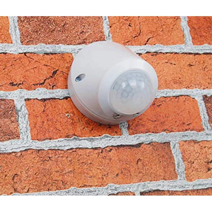 ChiliTec Wand- und Decken-Bewegungsmelder 360 LED geeignet, 8m Detektion, weiß – Bild 4