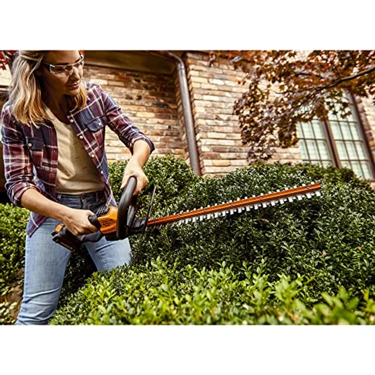 Worx WG261E.9 Akku-Heckenschere 20V Profi Hecken- und Strauchschere mit 44 cm Schwertlänge Ideal für hohe Hecken Wird ohne Akku & Ladegerät geliefert – Bild 3