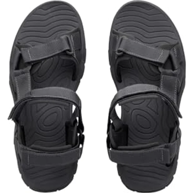 Jack Wolfskin Lakewood Ride Sandal M, Sicherheitssandalen für Herren, Schwarz, (45.5) mit verstellbaren Riemen und weichem EVA-Fußbett – Bild 6