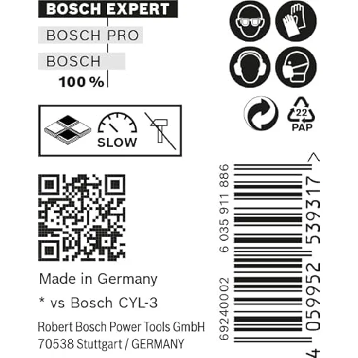 Bosch Professional Expert CYL-9 MultiConstruction Bohrer, 10-tlg. Set, d 5 mm, für präzise Bohrungen in Beton, Holz, Metall und Keramik – Bild 3