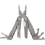 FRILUFTS Hamnoy Multitool – 11 Funktionen, rostfreier Edelstahl, einhändig bedienbar, kompakt mit Holster, ideal für Outdoor