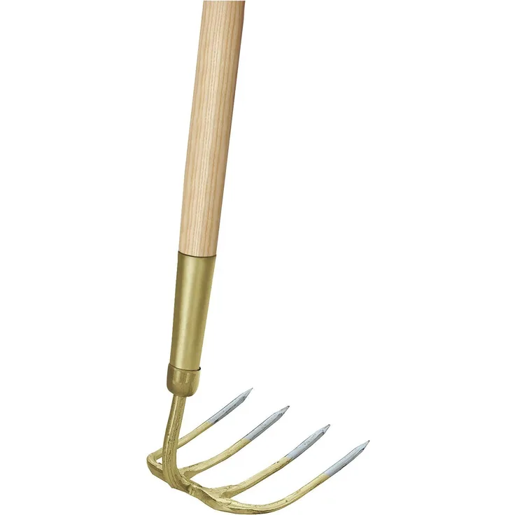 IDEALSPATEN Gartenhacke, Gartenkreiel 4 ovale Zink mit Stiel 135 cm, IDEALSPATEN, Hacken - Kopflänge: 150 mm, Kopfbreite: 130 mm, Gewicht: 1,2 kg