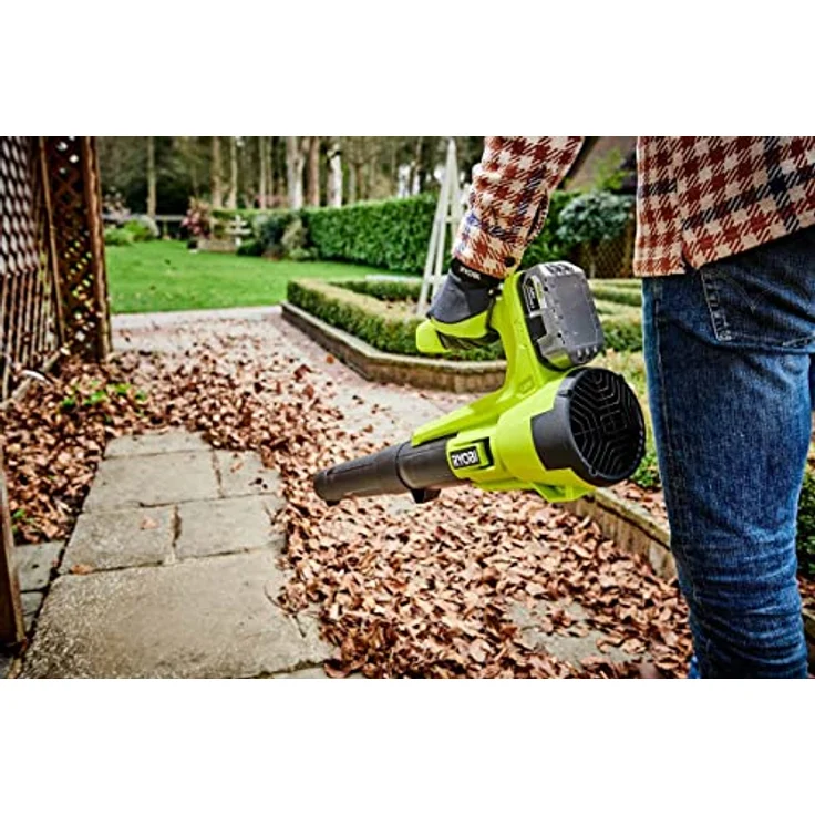 Ryobi Akku-Laubgebläse RY18BLA-140 Laubbläser, Gartengebläse mit leichtem Design, 18V inkl. 4Ah Akku - Preisvergleich – Bild 2