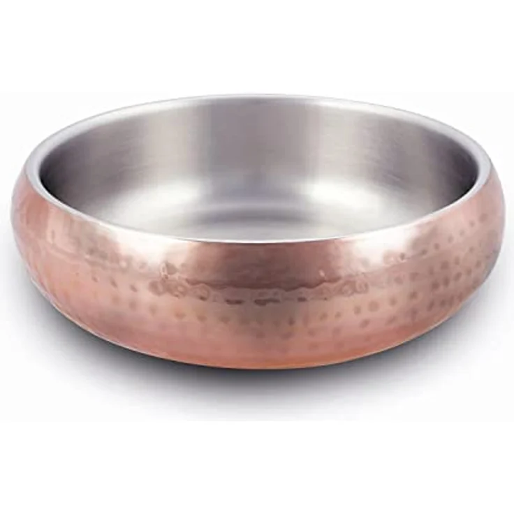 Wolters Edelstahlnapf Diner Steel, M, Kupfer (0.75 l), Futternapf – Bild 1