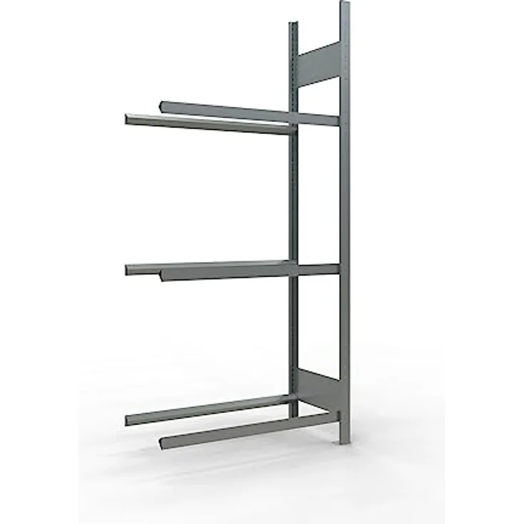 Reifenregal, Anbaufeld, 906 x 436 x 2000 mm, 3 Lagerebenen, verzinkt