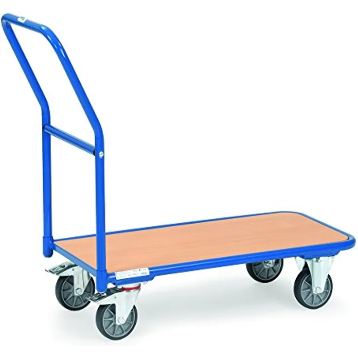 FETRA Transportwagen, Magazinwagen 1200, 250 kg Tragkraft, 850 x 450 mm, Rad-Durchmesser 125 mm