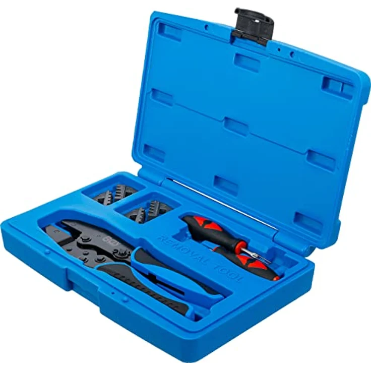 BGS 70929 | Crimpzangen- und Stecker-Entriegelungs-Werkzeug-Satz | mit 2 Paar Backen – Bild 3