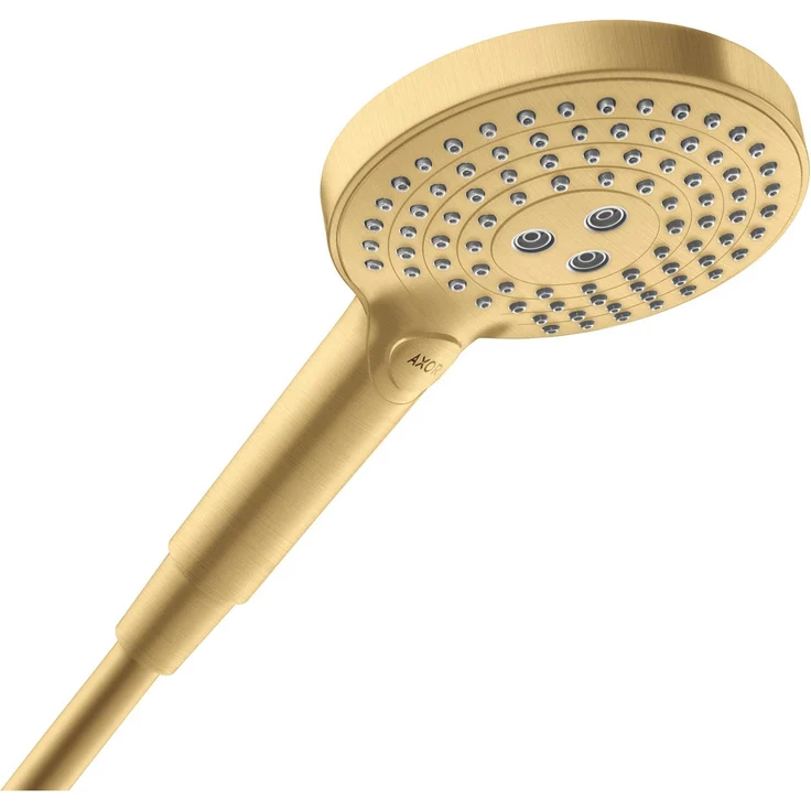 hansgrohe Handbrause Axor ShowerSolutions 120 3jet EcoSmart - Brushed Gold Optic, Duschinstallation mit 3 Strahlarten (Rain, RainAir, WhirlAir) - Preisvergleich