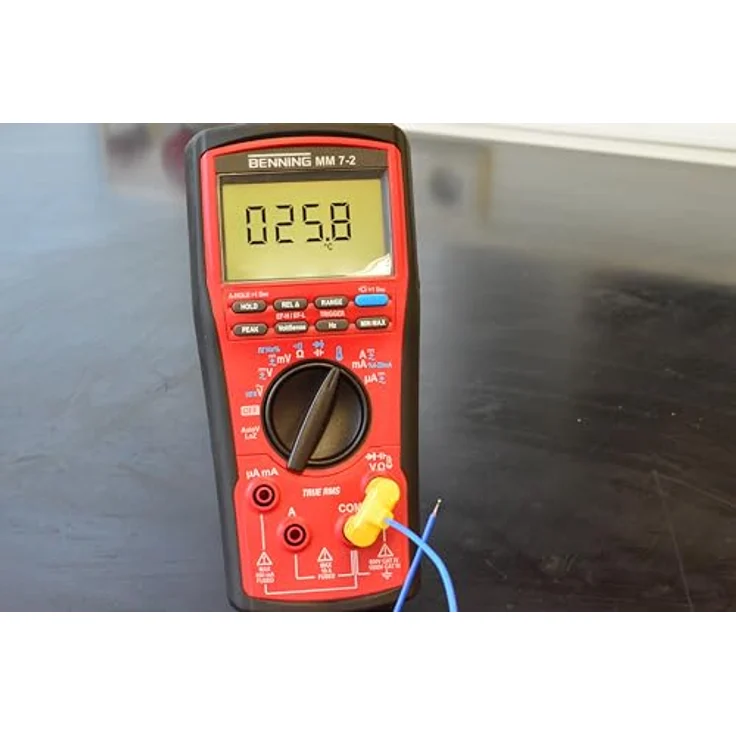 Benning MM 7-2 True RMS Digital-Multimeter (Anzeige digital, Max. Spannungsmessbereich DC 1000 V, Optische und akustische Buchsenkontrolle) 44690 – Bild 5
