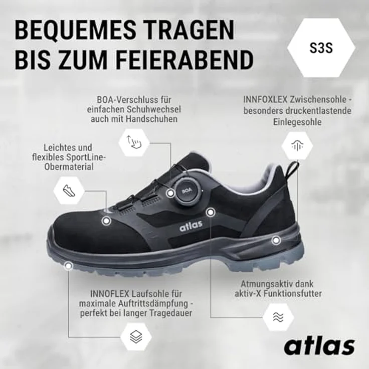 FLASH 6405 XP BOA ESD S3 Halbschuh Weite 10 – Bild 4