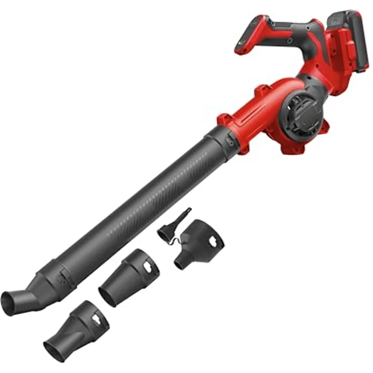 Grafner Akku-Laubbläser AL11146 mit Akku & Ladegerät 20V, leistungsstarker Lithium-Ionen-Akku, Anti-Vibrations-Handgriff – Bild 2