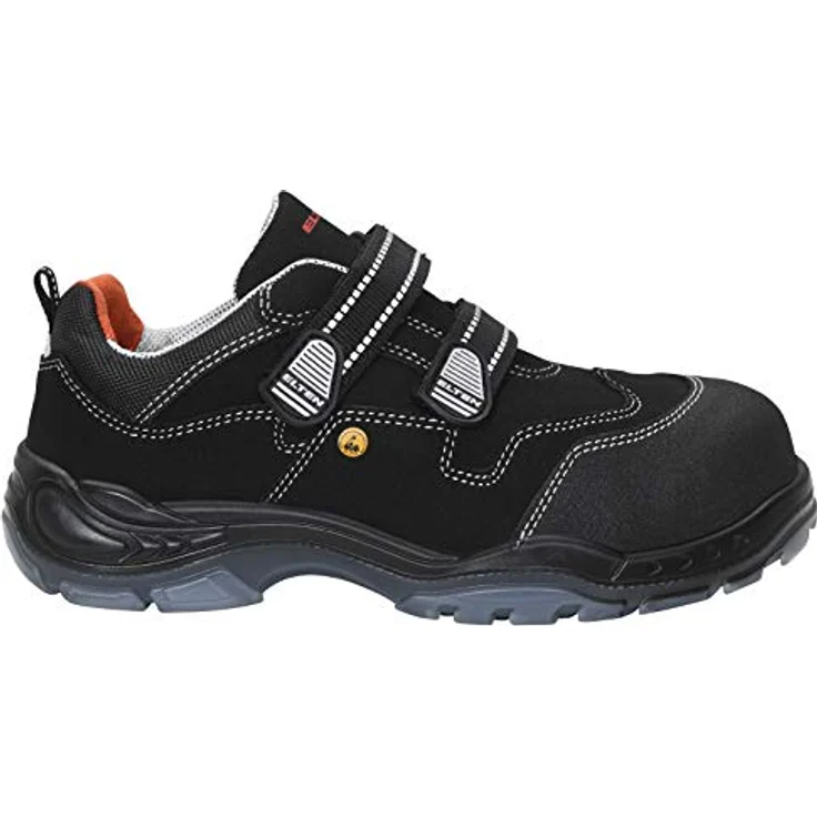 ELTEN SID ESD S3 Sicherheitsschuh, atmungsaktiv mit hydrophobierter Mikrofaser und geschlossener, gepolsterter Lasche, schwarz – Bild 6
