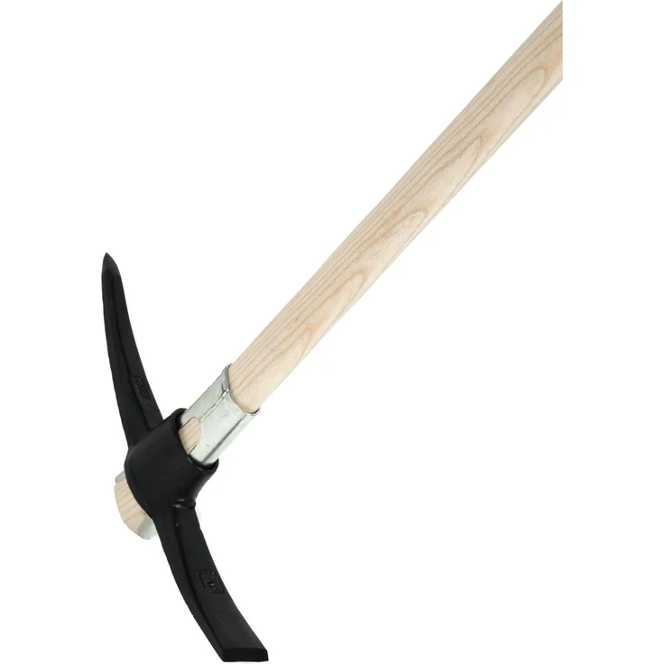Floraworld Gartenhacke, Pionier-Kreuzhacke 1,5 kg Eschestiel, Hülse, Stahl, lackiert, FSC-zertifiziert