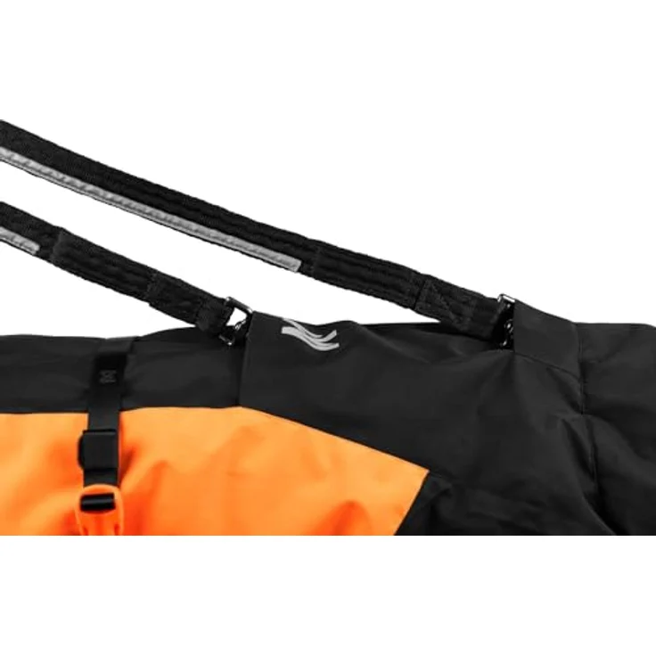 Non-stop dogwear Glacier Jacket 2.0 |322| Leichte und Funktionelle, warme Jacke, Farbe:Blau/Orange, Größe:27 – Bild 2