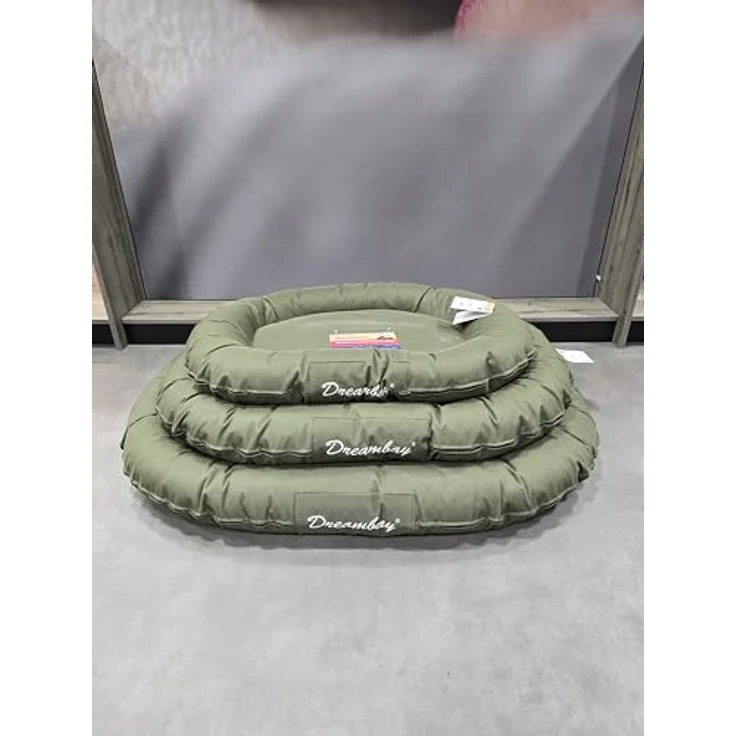 Flamingo Kissen Dreambay® Oval Olivgrün - Wasserabweisend, Waschbar, Nachhaltig – Bild 5