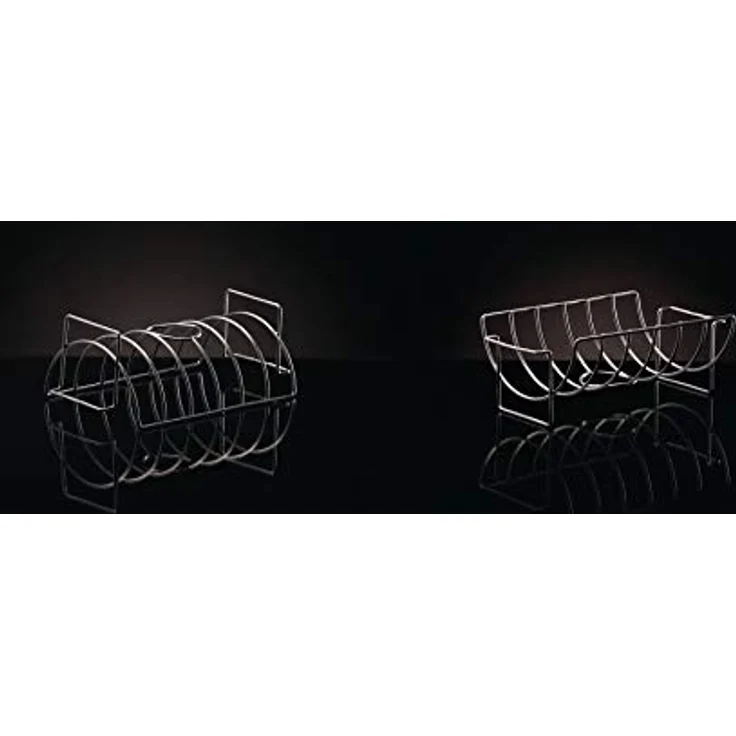 Napoleon Spare Rib Bratenhalter, Edelstahl, silber, 29 x 29 x 12 cm, 1 ml, 56019 – Bild 4