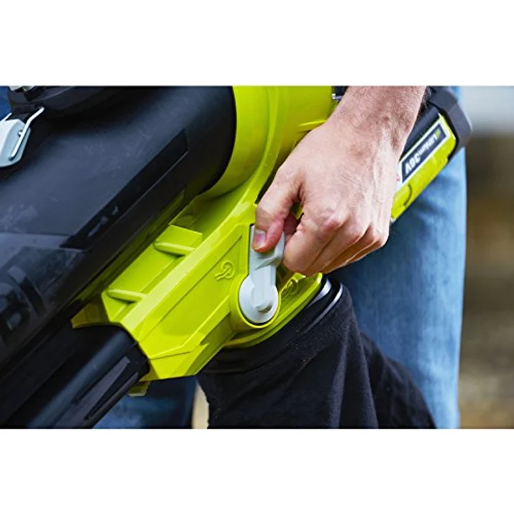 Ryobi Laubsauger RBV36B (bürstenloser Motor, 45 Liter Laubfangsack, Schultertragegurt, ohne Akku) 5133002524, 36 V, grün-schwarz-grau – Bild 6