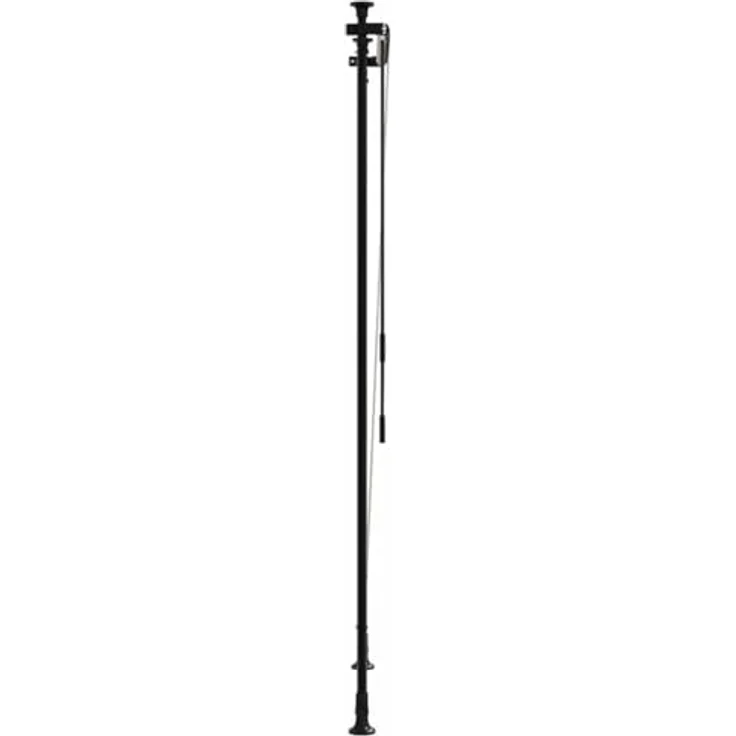 vidaXL Markise Außenrollo Gelb und Weiß 120x270 cm Stoff und Stahl, UV-beständig, Einziehbar, Höhenverstellbar – Bild 5