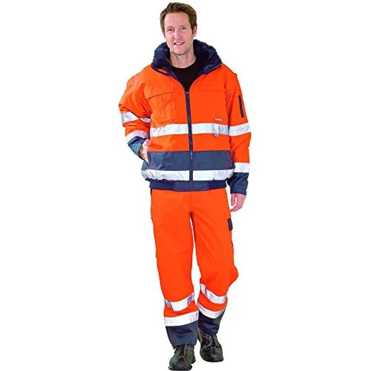 Warnschutz Comfortjacke orange/marine Größe XL – Bild 5