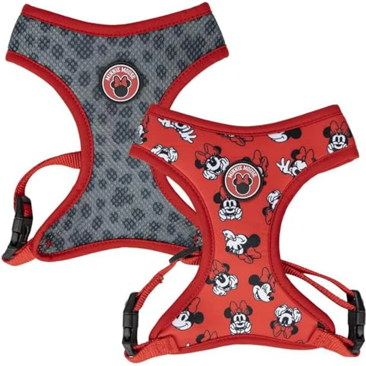 Cerda Hundegeschirr Disney Minnie Premium S/M, verstellbar, leichtes Polyester, strapazierfähig