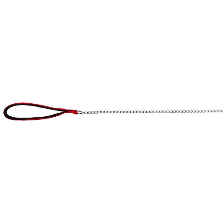 Trixie Kettenleine mit Nylon-Handschlaufe schwarz 1,00 m/3,0 mm – Bild 2