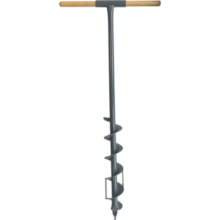 Berger + Schröter Erdbohrer, grau, 9 cm aus Deutschland, beste Qualität – Bild 1
