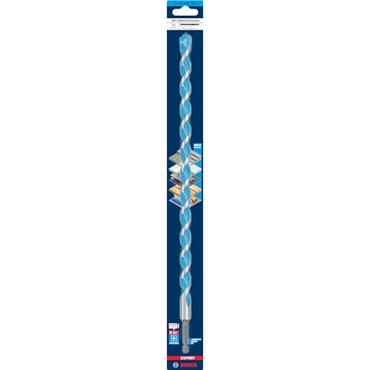 Bosch EXPERT HEX-9 MultiConstruction Bohrer, 16 mm Durchmesser, 350 mm Arbeitslänge, Sechskantschaft – Bild 2