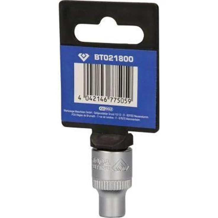 Brilliant Tools Bit- und Steckschlüsselset BT021800, 3/8" Sechskant-Stecknuss 6 mm, matt verchromt, aus Chrom-Vanadium-Stahl – Bild 8
