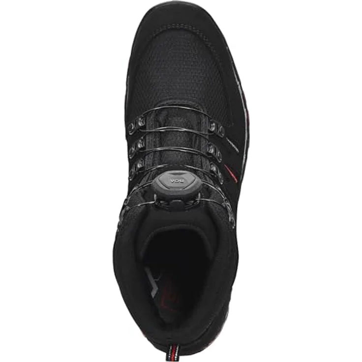 Elten Sicherheits-Hochschuh S3 ESD Maddox Boa, hydrophobiertes Obermaterial, rutschfeste Sohle, schwarz/rot, Gr.45 – Bild 6