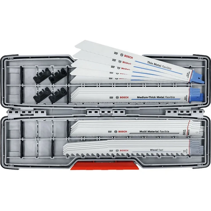 BOSCH Säbelsägeblatt-Set 20-tlg, gemischte Sägeblätter für Metall, Holz, Kunststoff und mehr, inklusive Tough Box