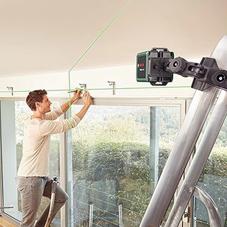 BOSCH Punkt- und Linienlaser Quigo Green - Kreuzlinien-Laser im eCommerce-Karton – Bild 4