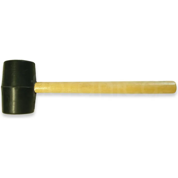 Floranica Gummihammer, Schonhammer mit Hartholzstiel 450g, vielseitig einsetzbar & ergonomisch Handhabung