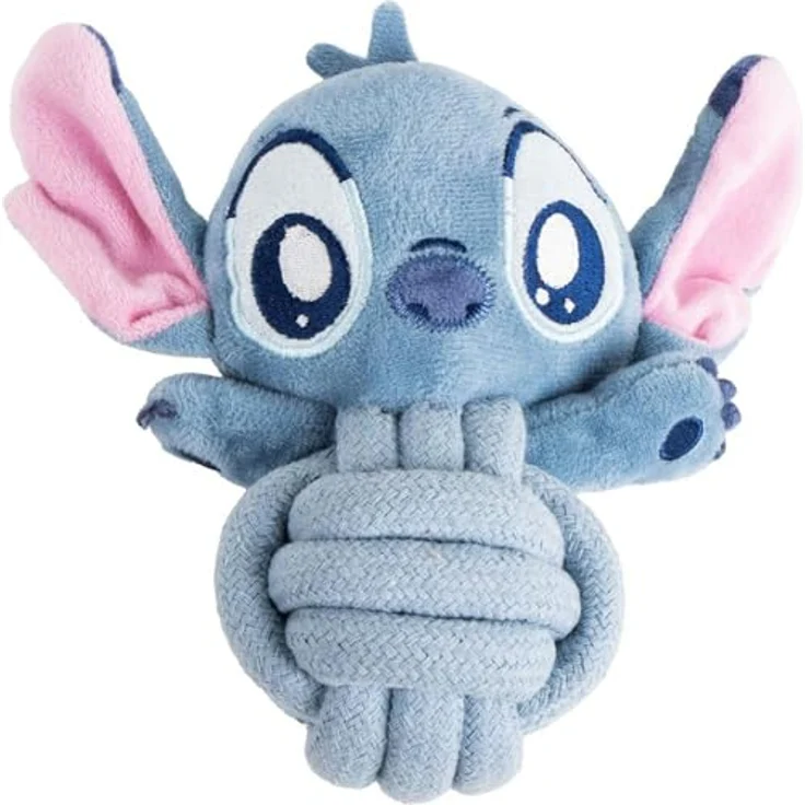 CERDÁ LIFE'S LITTLE MOMENTS Disney Hundespielzeug, robustes interaktives Seilspielzeug im Stitch-Design, ideal zum Beißen und Spielen – Bild 1